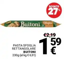 Supermercati Gulliver Pasta sfoglia rettangolare Buitoni offerta
