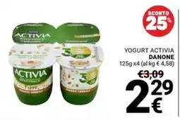 Supermercati Gulliver Yogurt Activia Danone offerta