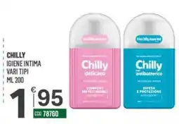 Tutto Risparmio Cash&Carry Chilly igiene intima offerta