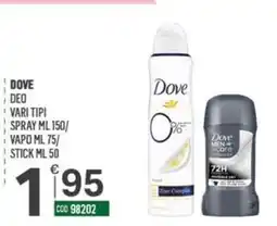 Tutto Risparmio Cash&Carry Dove deo vari tipi offerta
