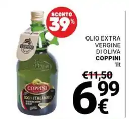 Supermercati Gulliver Olio extra vergine di oliva Coppini offerta