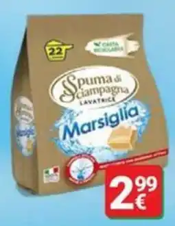 Supermercati Gulliver Spuma di Ciampagna Lavatrice Marsiglia offerta