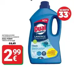 Supermercati Gulliver Dual power Lavatrice Classic offerta