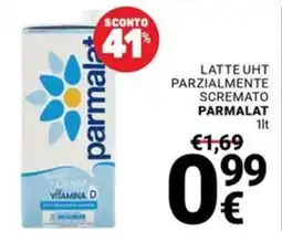 Supermercati Gulliver Latte UHT parzialmente scremato Parmalat offerta