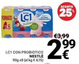 Supermercati Gulliver LC1 con probiotico Nestlé offerta
