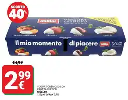 Supermercati Gulliver Yogurt cremoso con frutta in pezzi Müller offerta