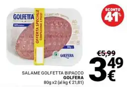 Supermercati Gulliver Salame Golfetta Bipacco Golfera offerta