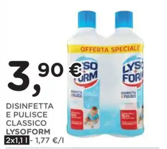 Disinfetta e pulisce classico Lysoform