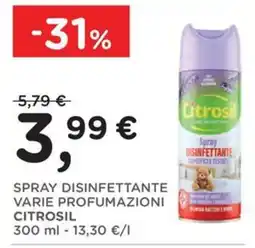 Orvea Spray disinfettante Citrosil offerta