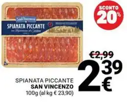 Supermercati Gulliver Spianata piccante San Vincenzo offerta