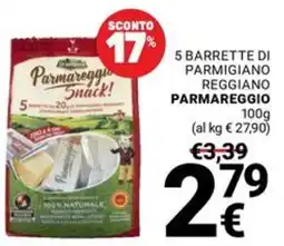 Supermercati Gulliver Parmareggio Snack! offerta