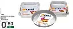 Tutto Risparmio Cash&Carry Cuki vaschette in alluminio offerta