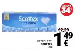 Supermercati Gulliver Fazzoletti Scottex offerta