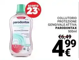 Supermercati Gulliver Collutorio protezione gengivale attiva Parodontax offerta