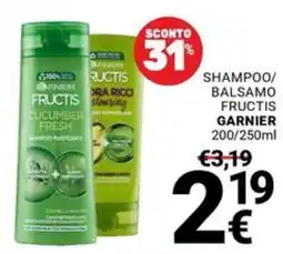 Supermercati Gulliver Shampoo/balsamo fructis garnier offerta
