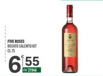 Tutto Risparmio Cash&Carry Five Roses Rosato Salento IGT offerta