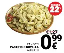Supermercati Gulliver Pansoti Pastificio Novella all'etto offerta