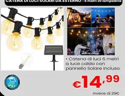 Yammo Catena di luci solari da esterno offerta