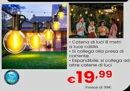 Yammo Catena di luci offerta