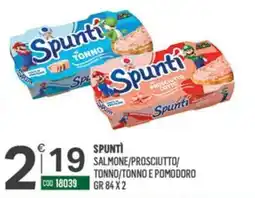 Tutto Risparmio Cash&Carry Spunti Salmone/Prosciutto/Tonno/Tonno e Pomodoro offerta
