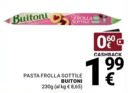 Supermercati Gulliver Pasta frolla sottile Buitoni offerta