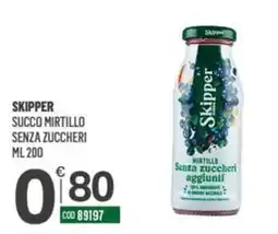 Tutto Risparmio Cash&Carry Skipper succo mirtillo senza zuccheri offerta