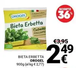 Supermercati Gulliver Bieta Erbetta Orogel offerta