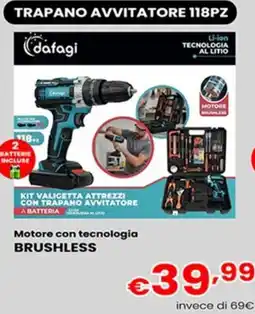 Yammo Trapano avvitatore Dafagi offerta