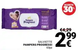 Supermercati Gulliver Salviette Pampers Progressi offerta