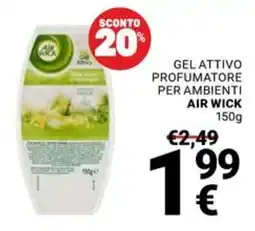 Supermercati Gulliver Gel attivo profumatore per ambienti Air Wick offerta