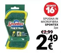 Supermercati Gulliver Spugna in microfibra Spontex offerta