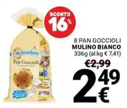 Supermercati Gulliver Pan Goccioli Mulino Bianco offerta