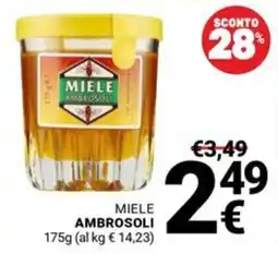 Supermercati Gulliver Miele Ambrosoli offerta