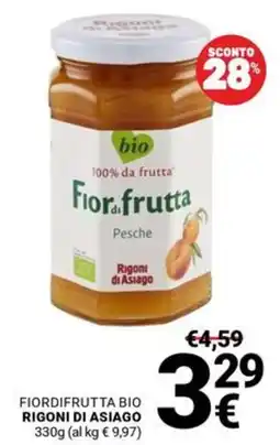Supermercati Gulliver Fior di frutta Pesche Rigoni di Asiago offerta