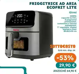 Regina Friggitrice ad aria EcoFrit Lite Girmi offerta