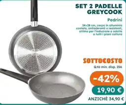 Regina Set 2 padelle Greycook offerta