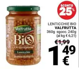 Supermercati Gulliver Lenticchie Bio Valfrutta offerta