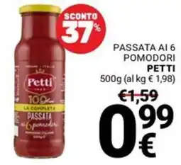Supermercati Gulliver Petti passata ai 6 pomodori offerta