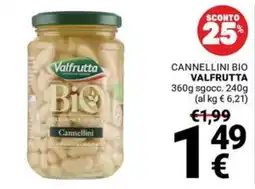 Supermercati Gulliver Cannellini Bio Valfrutta offerta