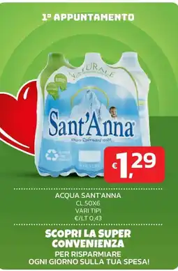 Ok Market Acqua Sant'Anna offerta