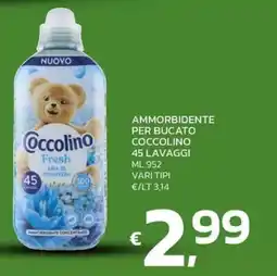 Ok Market Ammorbidente per bucato Coccolino offerta
