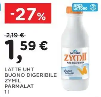 Latte UHT buono digeribile Zymil Parmalat
