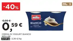 Orvea Crema di yogurt bianco Müller offerta
