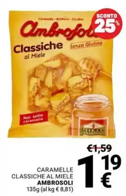 Supermercati Gulliver Caramelle classiche al miele Ambrosoli offerta