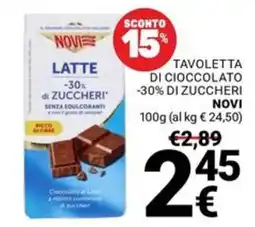 Supermercati Gulliver Tavoletta di cioccolato Novi offerta