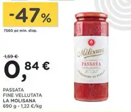 Orvea Passata fine vellutata La Molisana offerta