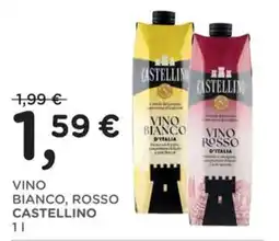 Orvea Vino bianco, rosso Castellino offerta