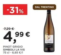 Orvea Pinot Grigio Simboli La Vis offerta
