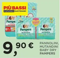 Orvea Pannolini, mutandini baby dry Pampers offerta