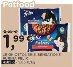 Orvea Le Ghiottonerie, Sensations Purina Felix offerta
